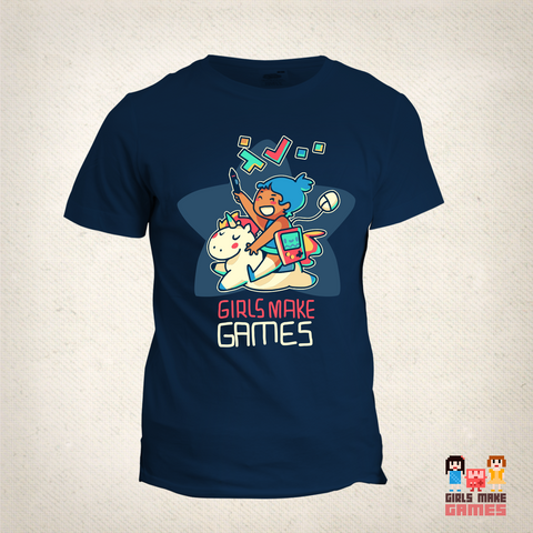 Girls Make Games Scholarship *Unicorn* T-Shirt