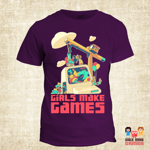 Girls Make Games Scholarship *Crane* T-Shirt